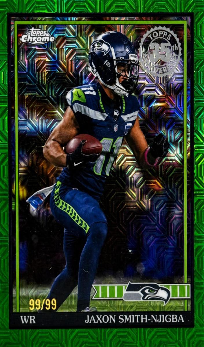 2026 Jaxon Smith-Njigba [Green Mojo Refractor] #91TC-8