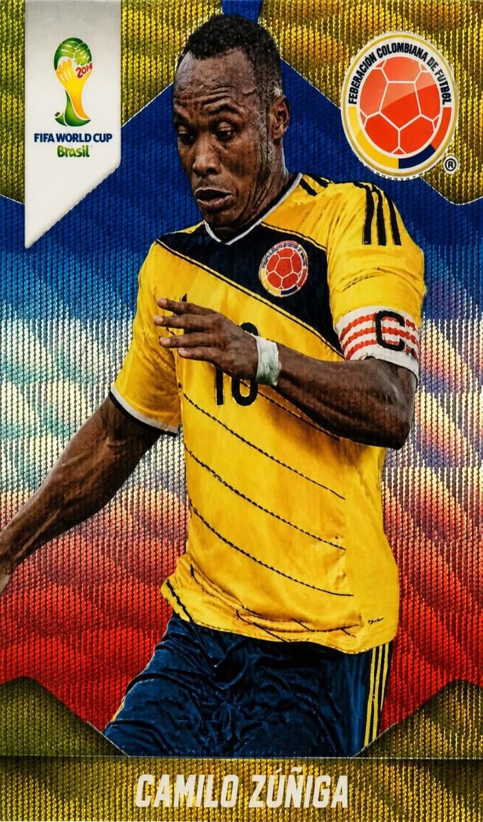 2014 Camilo Zuniga [Blue and Red Wave] #49