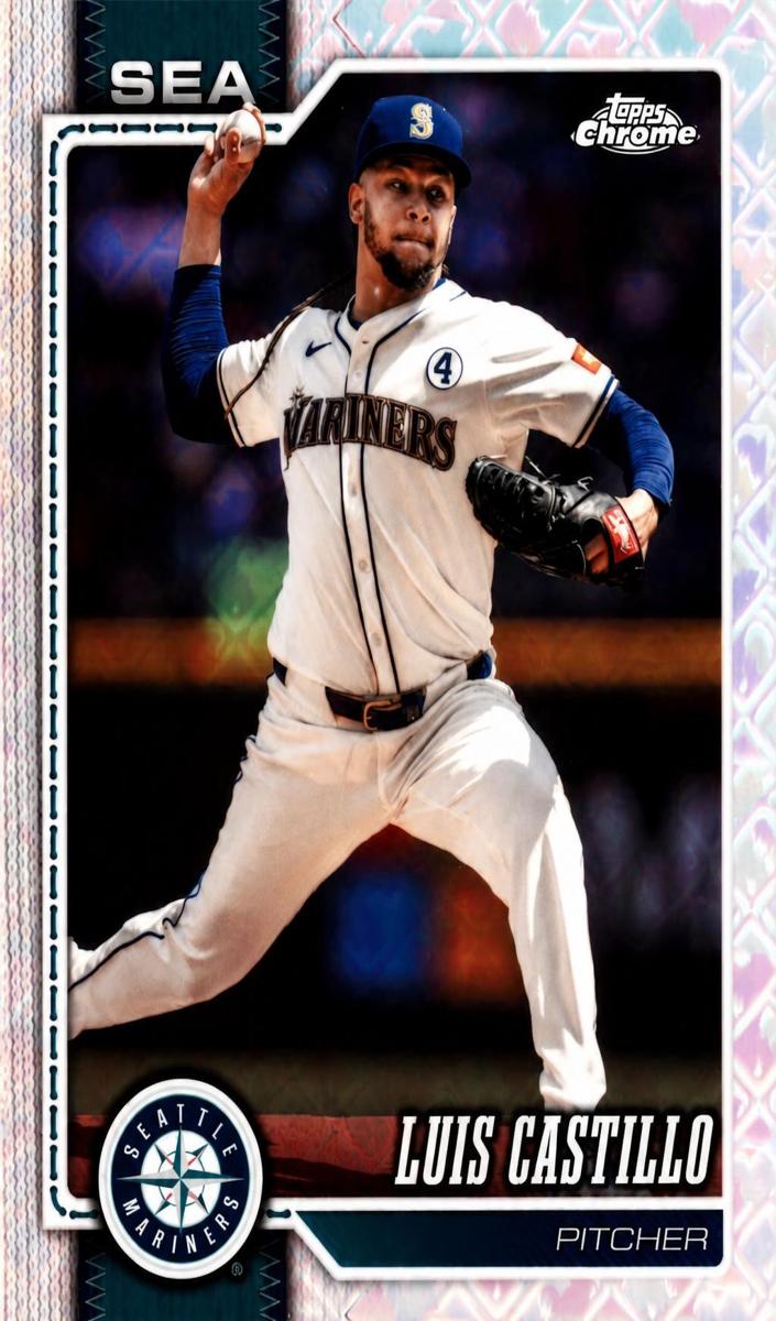 2026 Topps Chrome Logofractor Luis Castillo #62 card