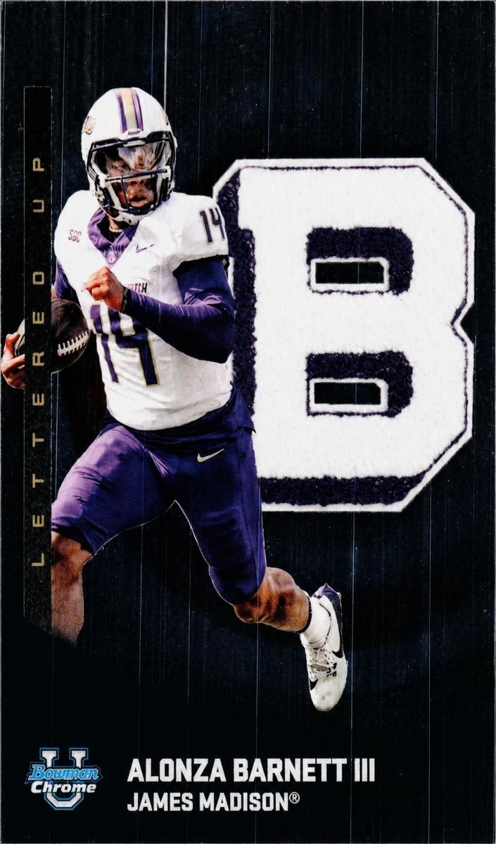 2025 Bowman Chrome University Alonza Barnett III #LU-25 card