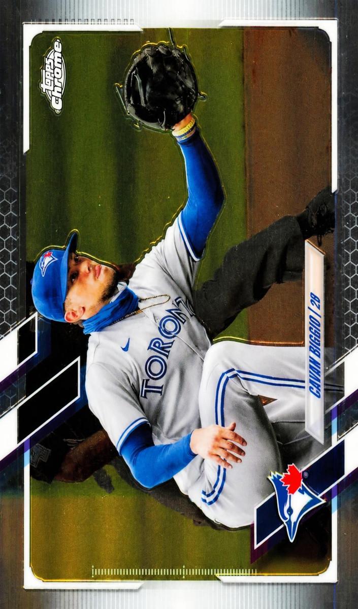 2021 Topps Chrome Cavan Biggio #128 card