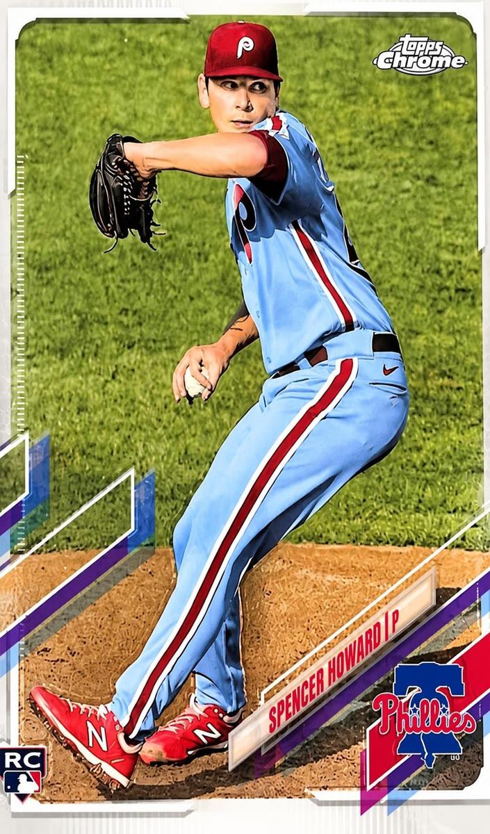 2021 Topps Chrome Spencer Howard #114 card