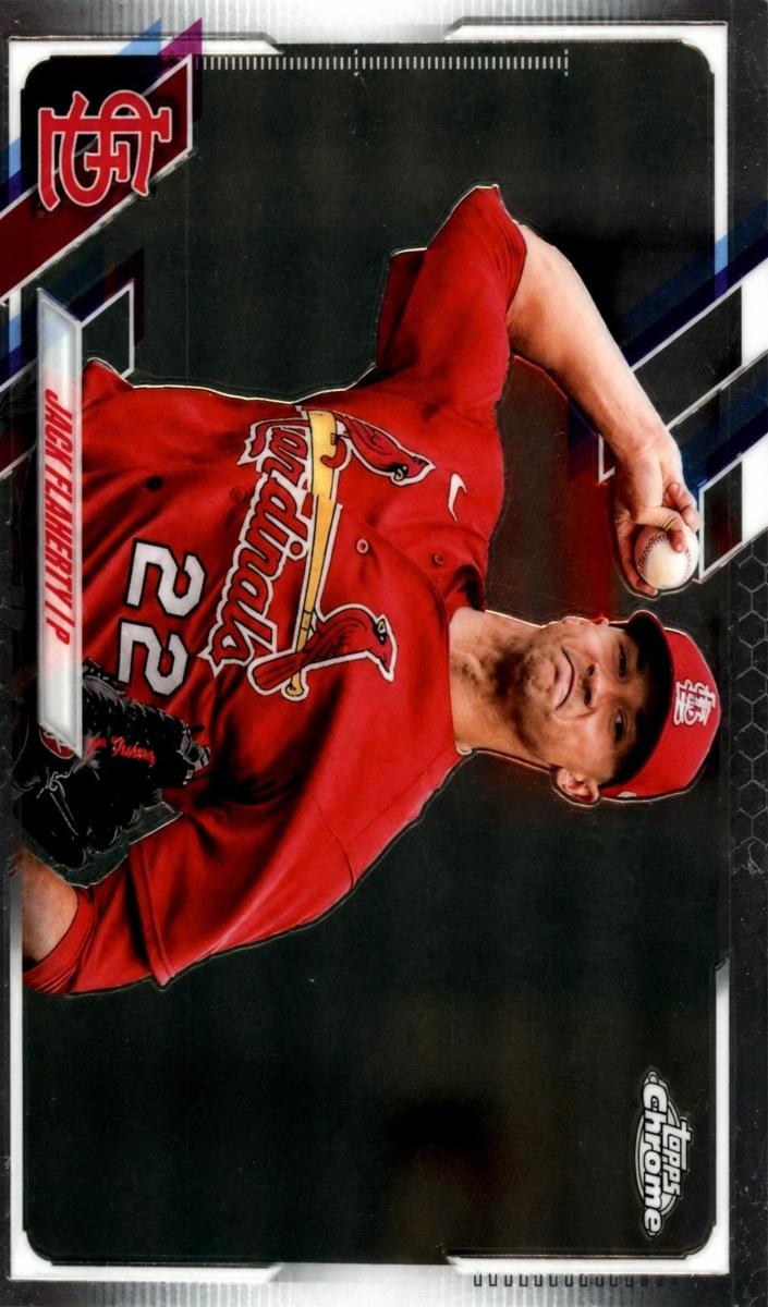 2021 Topps Chrome Jack Flaherty #70 card