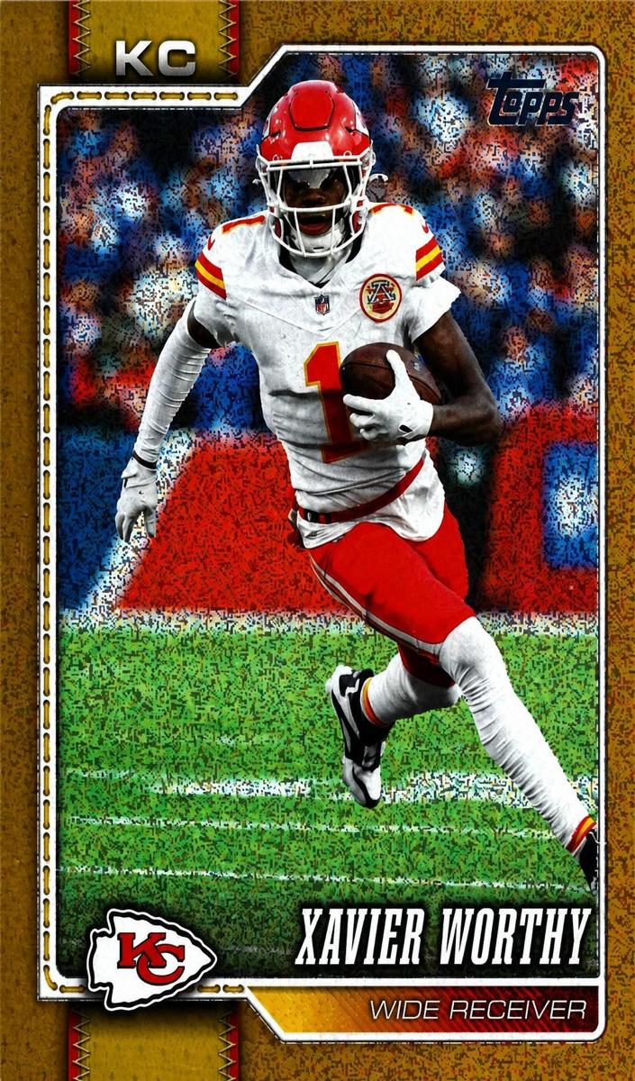 2026 Xavier Worthy [Gold Sandglitter] #96