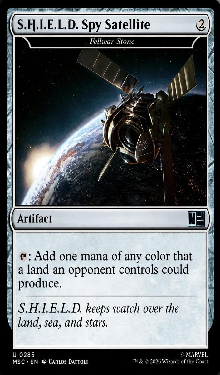 2026 S.H.I.E.L.D. Spy Satellite - Fellwar Stone #285