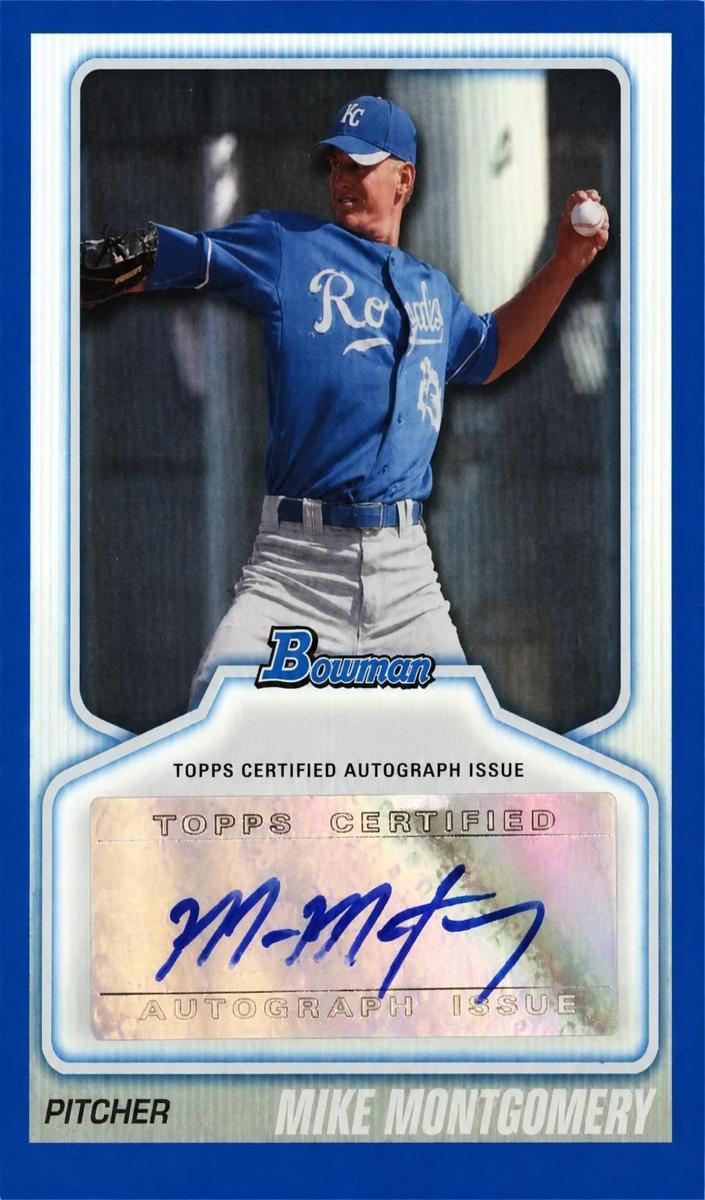 2010 Mike Montgomery [Blue] #BPA-MM
