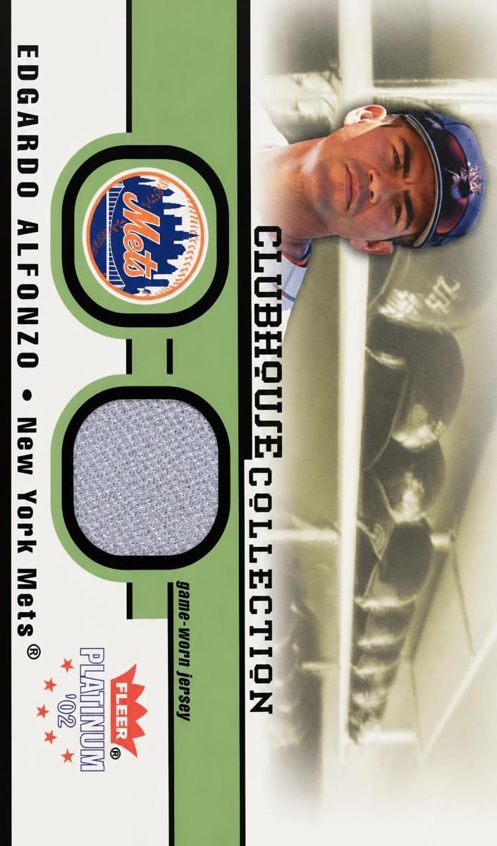 2002 Fleer Platinum Edgardo Alfonzo #NNO card