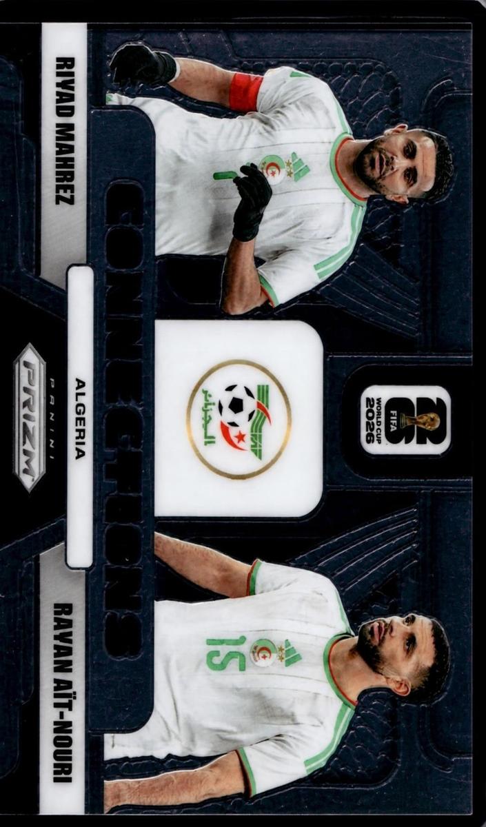 2026 Panini Prizm FIFA World Cup Rayan Ait-Nouri / Riyad Mahrez #6 card