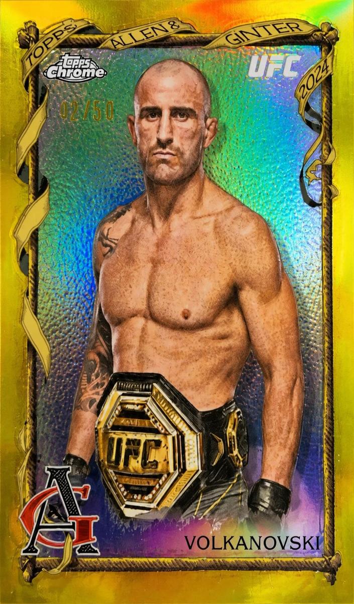 2024 Alexander Volkanovski [Gold Refractor] #AAG-4
