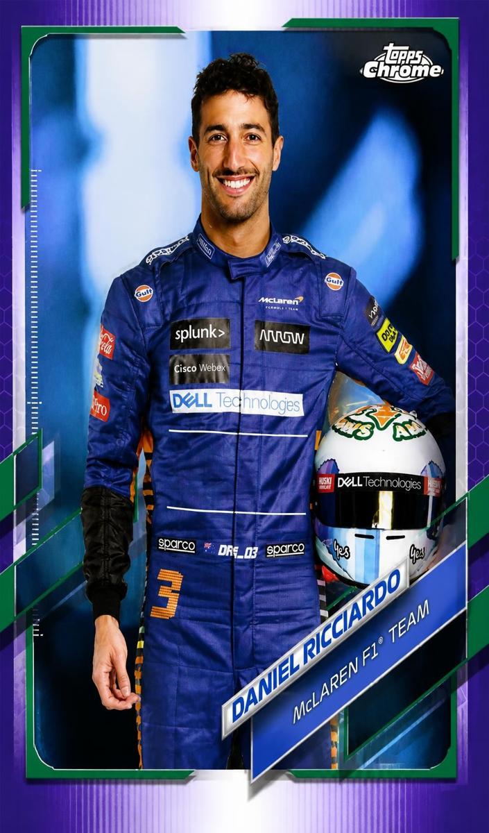2021 Daniel Ricciardo [Gold Wave Refractor] #5