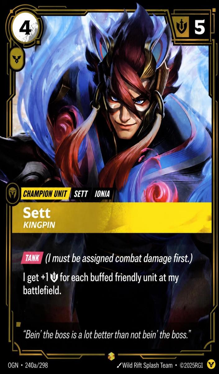 2025 Sett - Kingpin [Alternate Art] #240a
