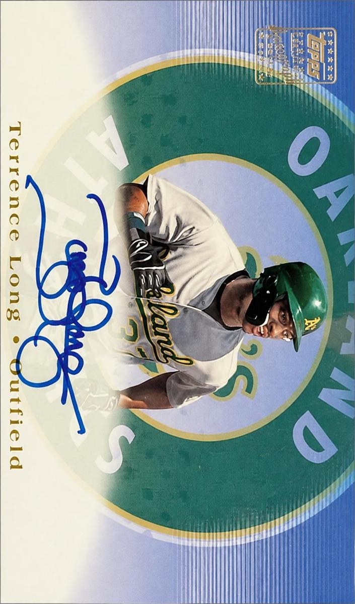 2002 Topps Terrence Long #TA7 card