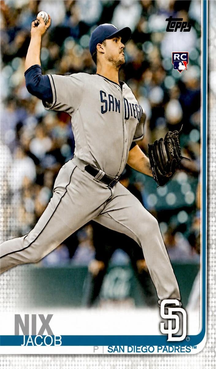 2019 Topps Jacob Nix #33 card