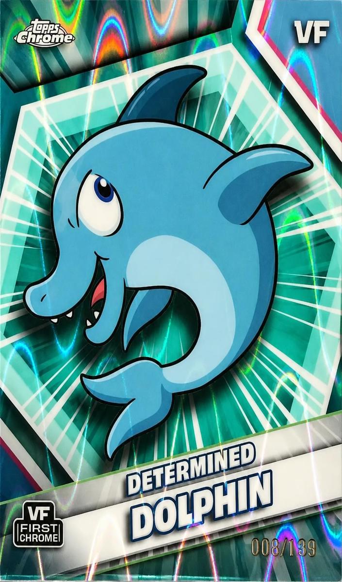 2026 Determined Dolphin [Aqua RayWave Refractor] #65