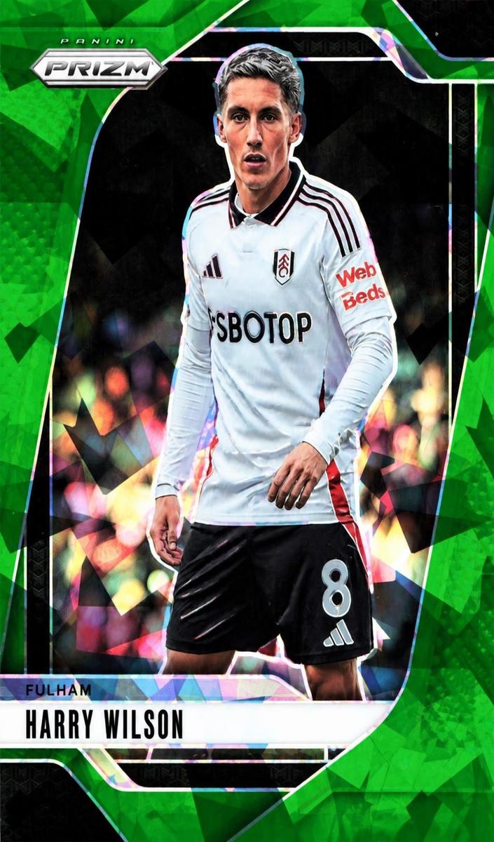 2024 Panini Prizm Premier League Harry Wilson [Green Ice] #208 card