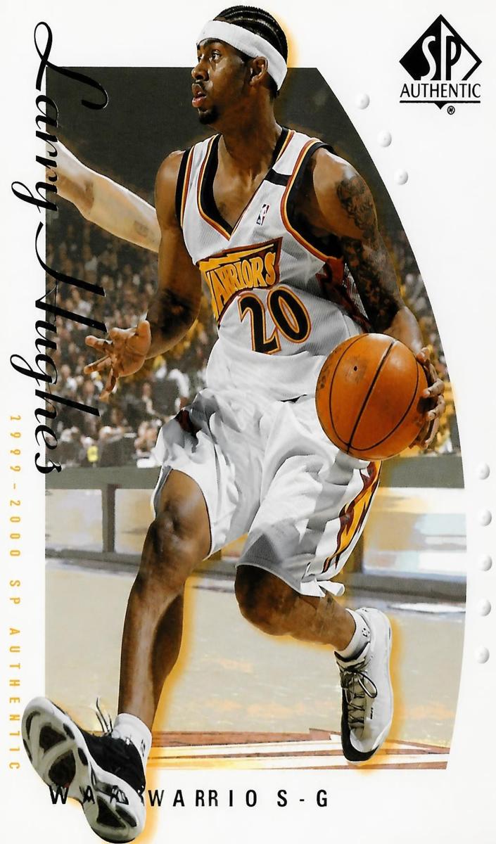 1999 SP Authentic Larry Hughes #28 card
