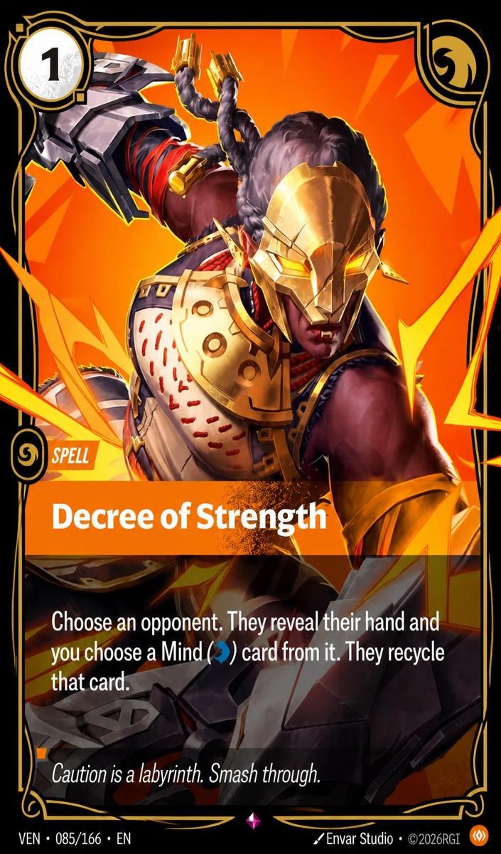 2026 Decree of Strength [Foil] #85