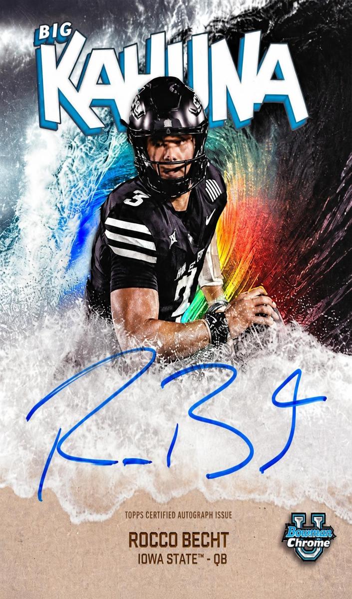 2025 Bowman Chrome University Rocco Becht #BK-RB card