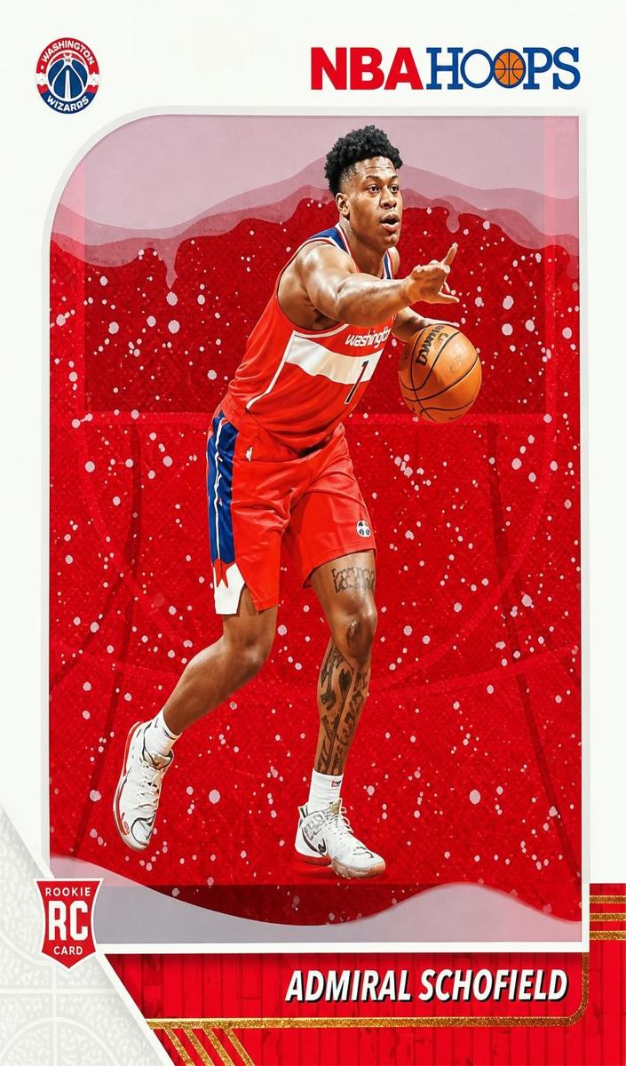 2019 Panini Hoops Admiral Schofield #231 card