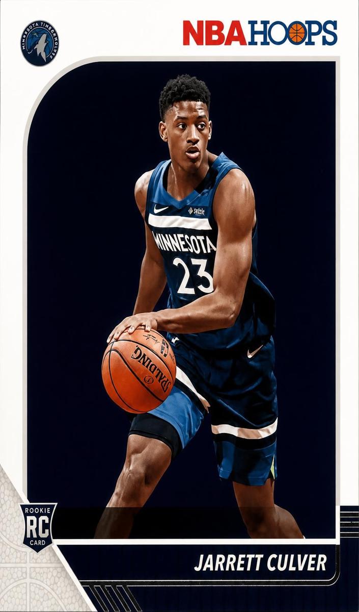 2019 Panini Hoops Jarrett Culver #203 card