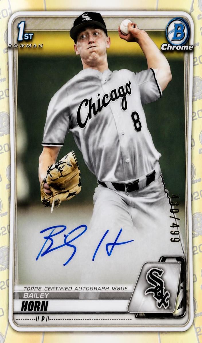 2020 Bowman Draft Chrome Bailey Horn #CDA-BHO card