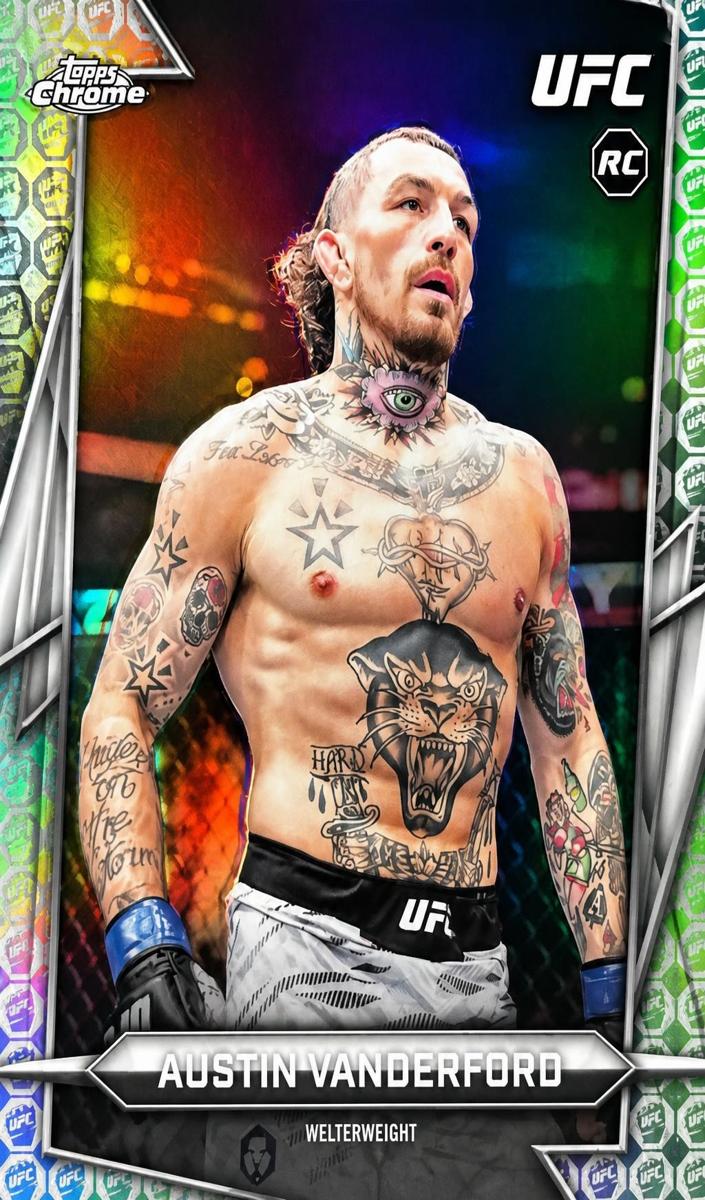 2026 Austin Vanderford [UFC Glove Refractor] #86