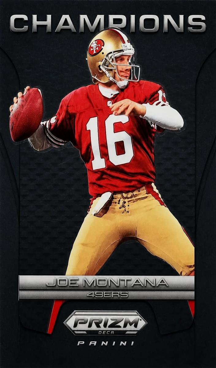 2024 Panini Prizm Deca Joe Montana #10 card