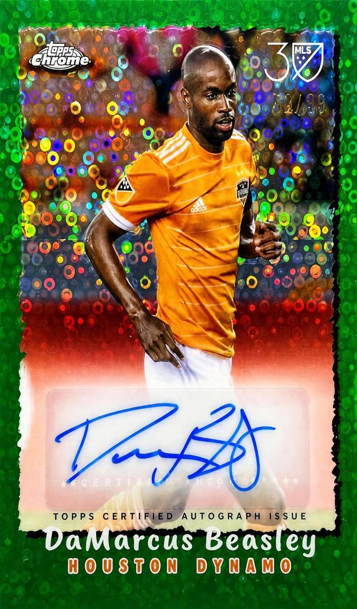 2025 DaMarcus Beasley [Green Donut Holes Refractor] #NFA-DM