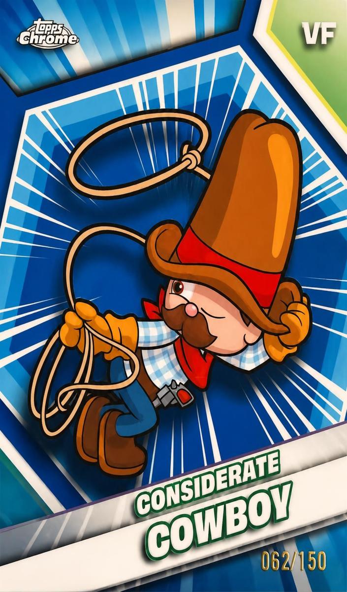 2026 Considerate Cowboy [Blue Refractor] #54