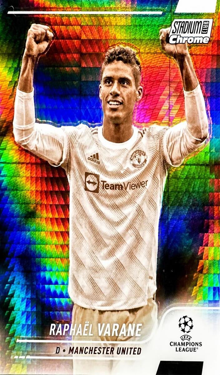2021 Topps Stadium Club Chrome UEFA Champions League Raphael Varane #88 card
