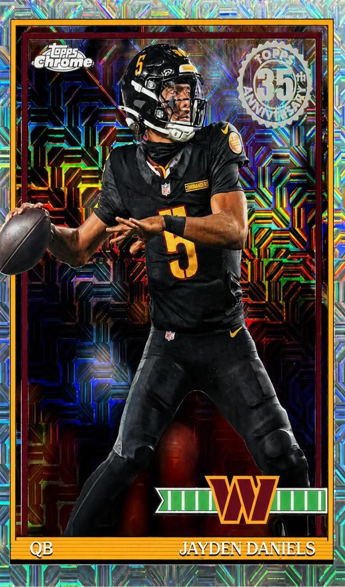 2026 Jayden Daniels [Purple Mojo Refractor] #91TC-44