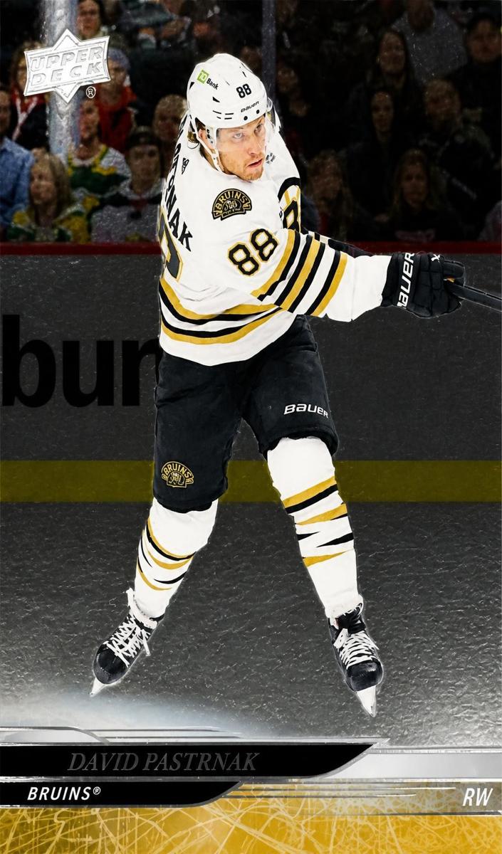 2024 Upper Deck David Pastrnak [Clear Cut] #258 card