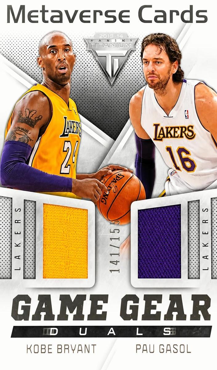 2013 Panini Titanium Kobe Bryant #14 card