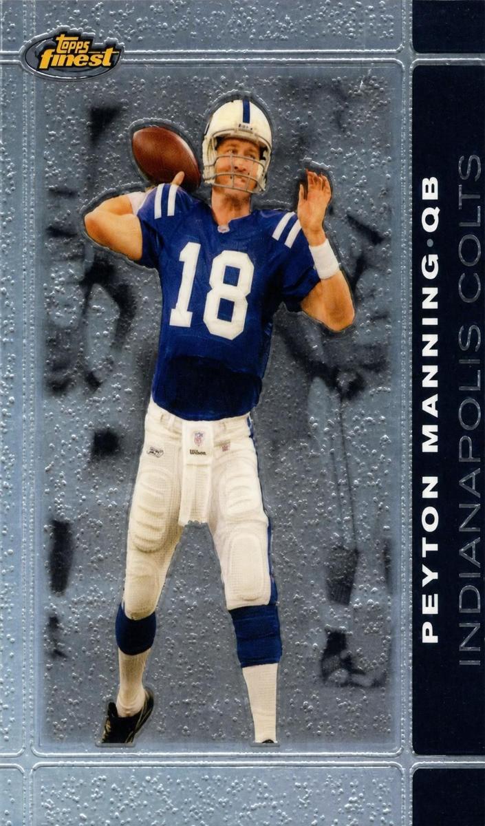 2007 Topps Finest Peyton Manning #1 card