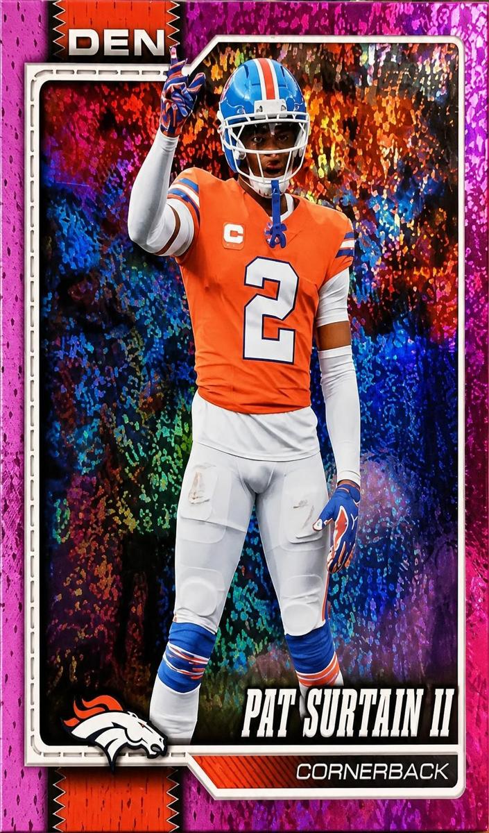 2026 Pat Surtain II [Pink Holo Foil] #60