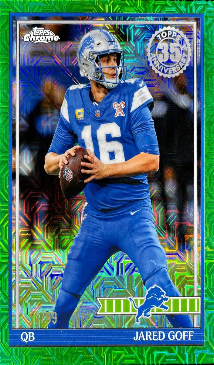 2026 Jared Goff [Green Mojo Refractor] #91TC-37