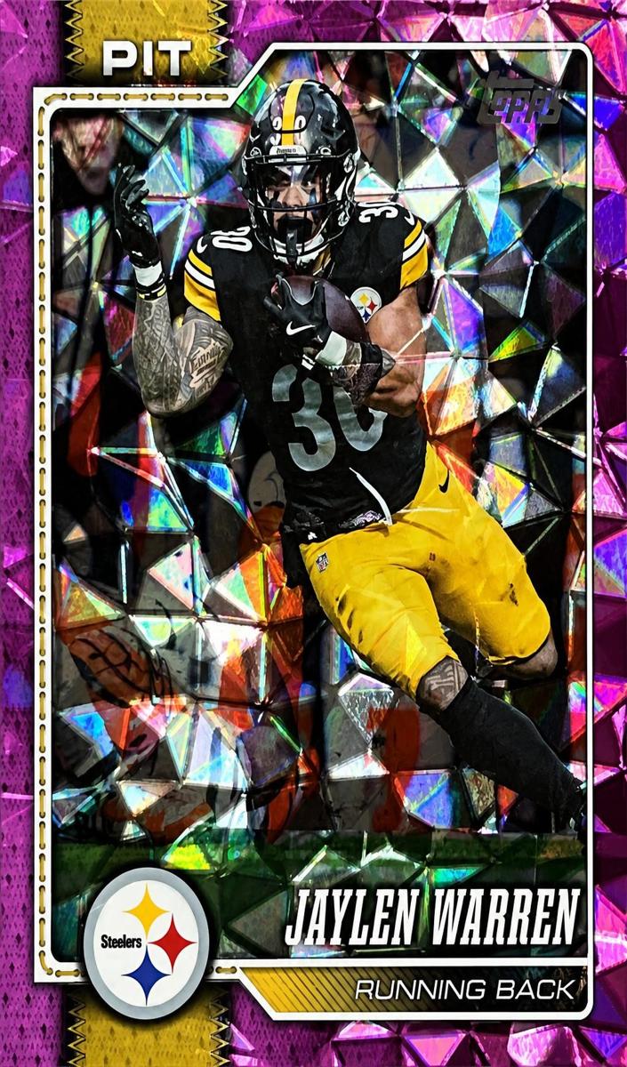 2026 Jaylen Warren [Pink Diamante Foil] #174