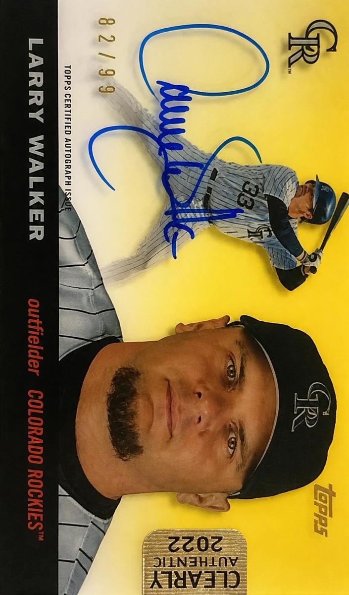 2022 Larry Walker #55RA-LW