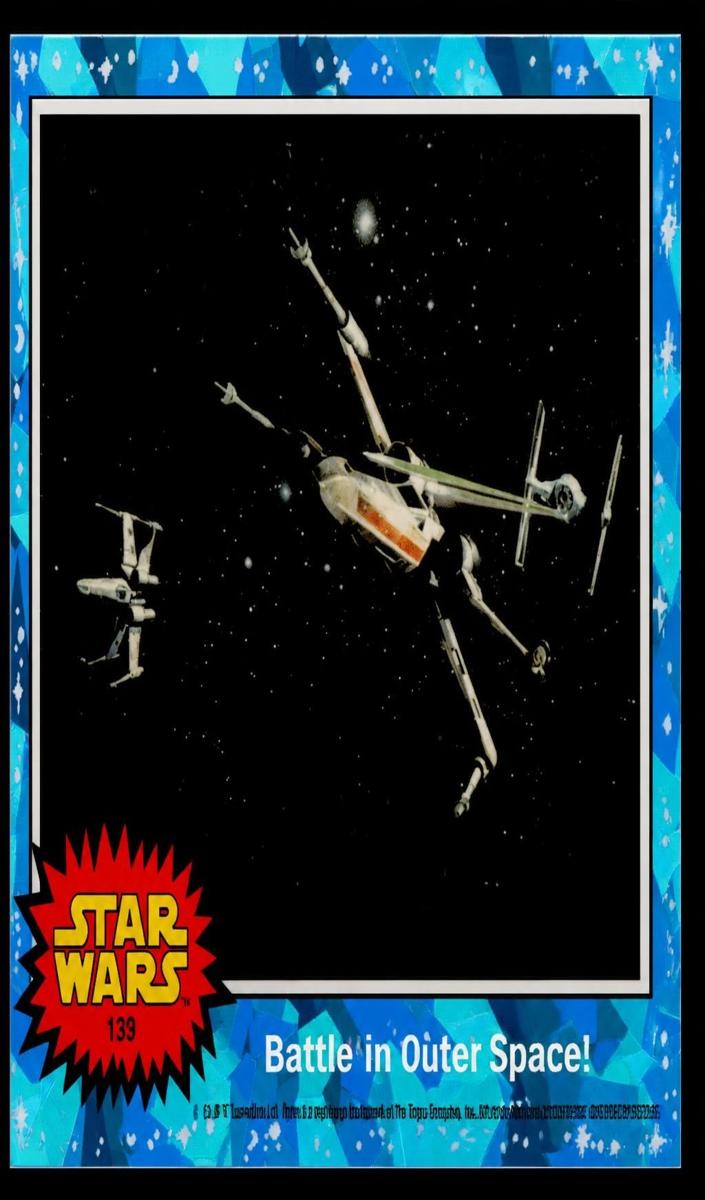 2022 Topps Chrome Sapphire Star Wars X-Wing #53 card
