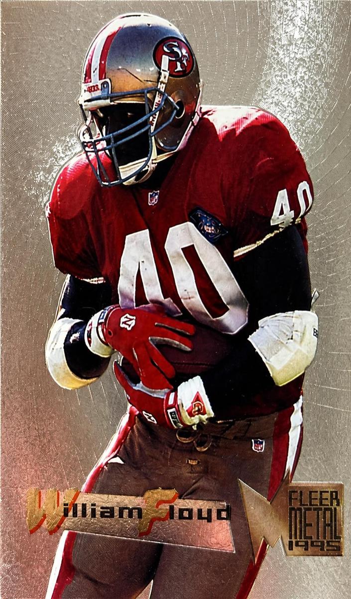 1995 Fleer Metal William Floyd #17 card