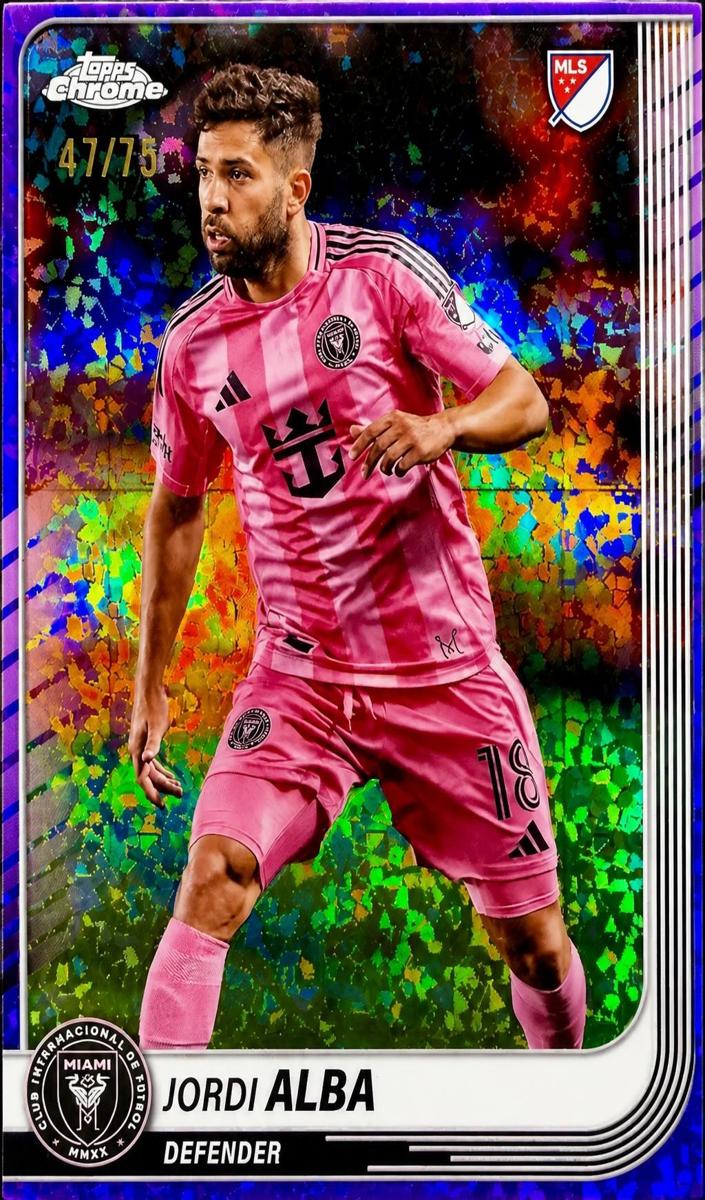 2025 Jordi Alba [Purple Mini-Diamonds Refractor] #41