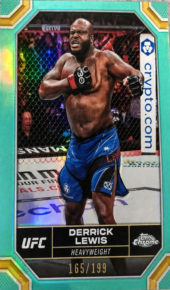 2024 Derrick Lewis [Black Refractor] #59