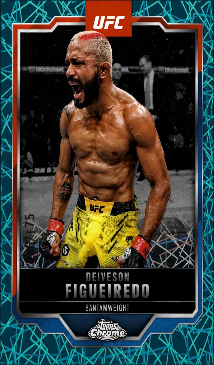 2025 Deiveson Figueiredo [Orange Geometric Refractor] #186