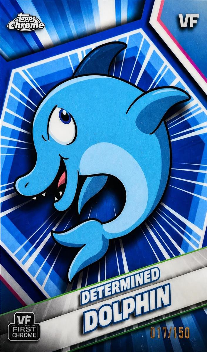 2026 Determined Dolphin [Blue Refractor] #65
