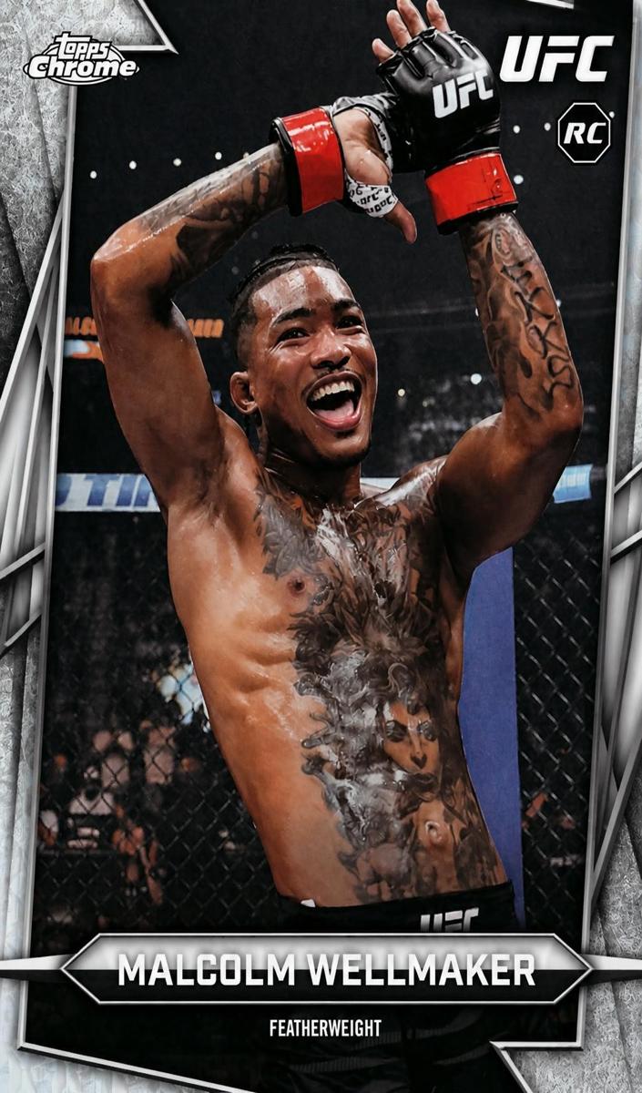 2026 Malcolm Wellmaker [UFC Glove Refractor] #118