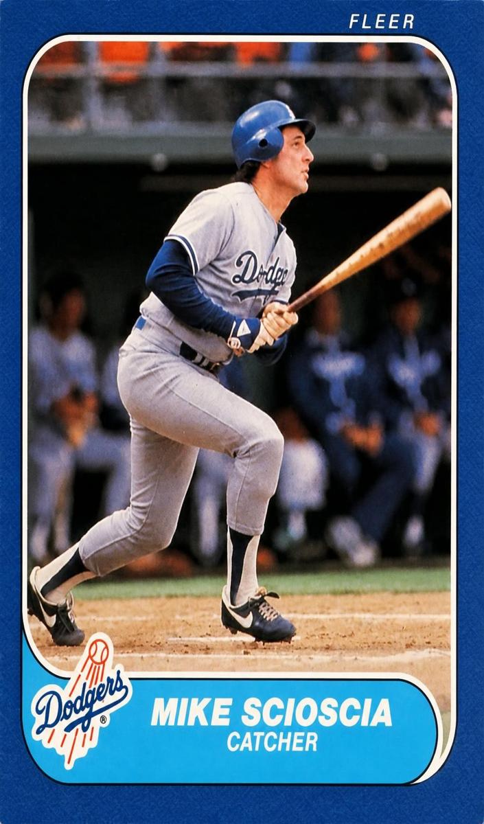 1986 Mike Scioscia #144