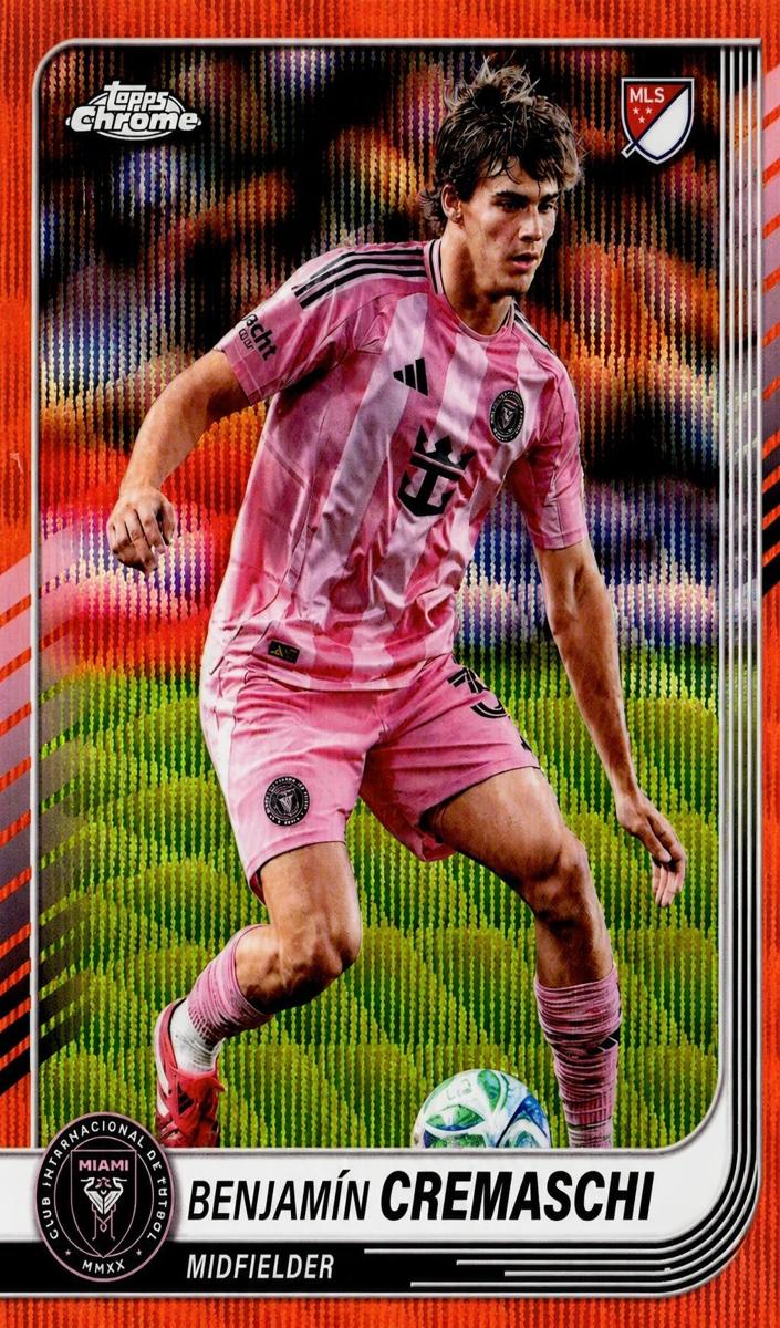 2025 Benjamin Cremaschi [Orange Wave Refractor] #90
