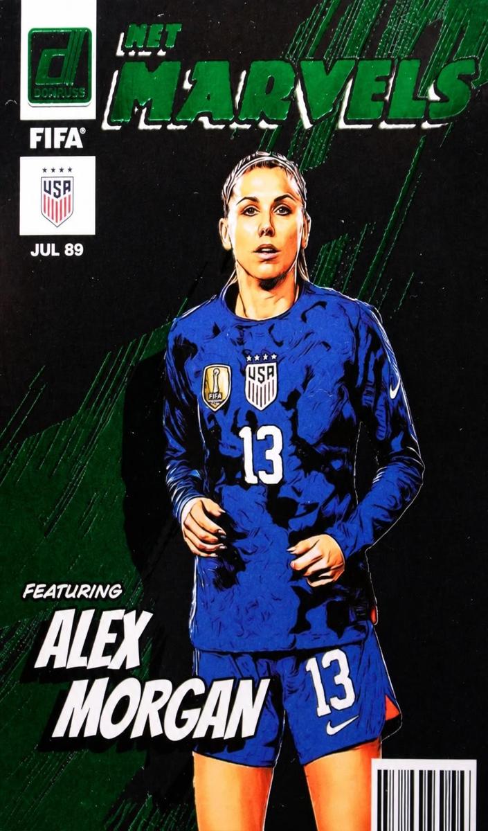 2022 Panini Donruss Alex Morgan [Orange] #22 card