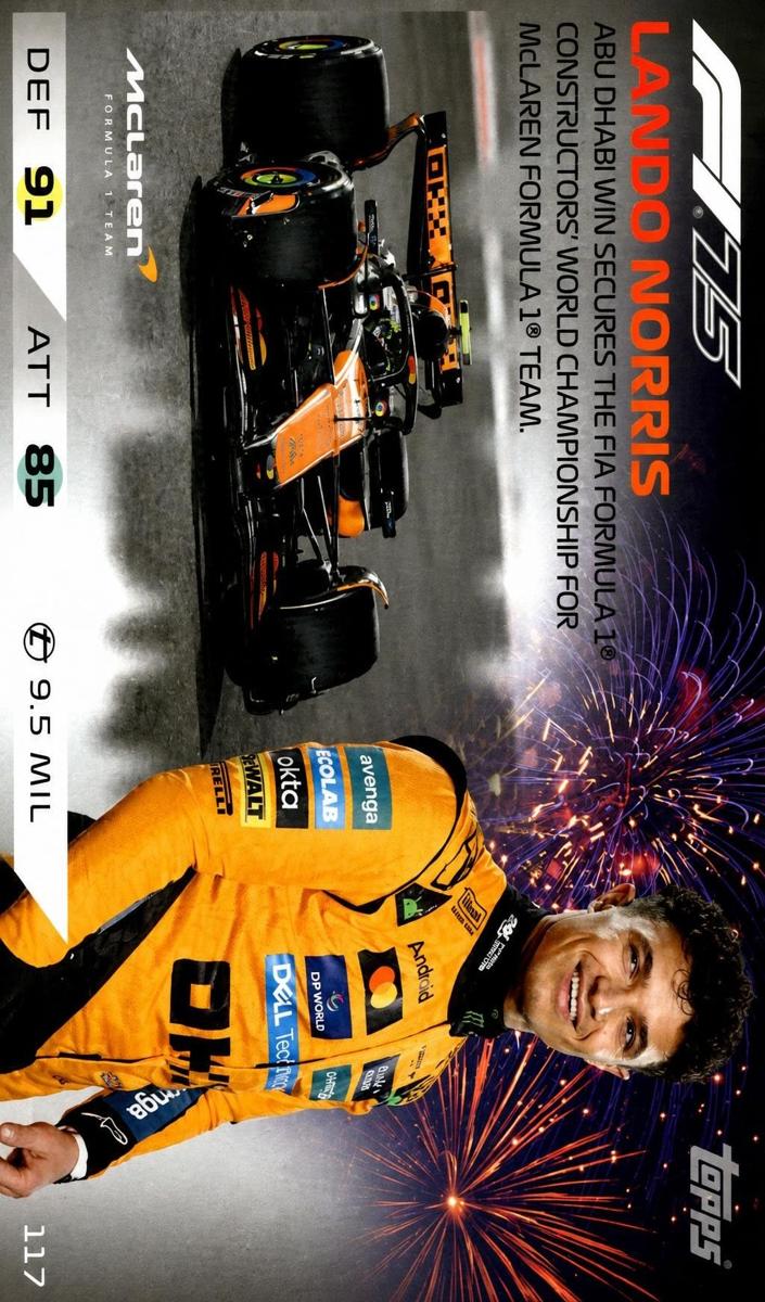 2025 Lando Norris #117