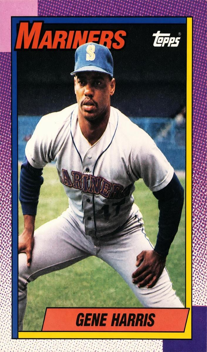 1990 Topps Gene Harris #738 card